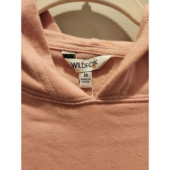 Wildfox Womens Olivia Tie-Dye Hoodie Nwt Sz M Front Hoodie Pocket Crop Relaxed - Picture 6 of 11